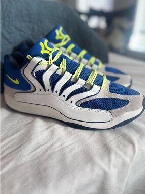 Nike KD 18 Smart City Basketball Shoes Hyper Royal Neon Yellow Men’s 11.5